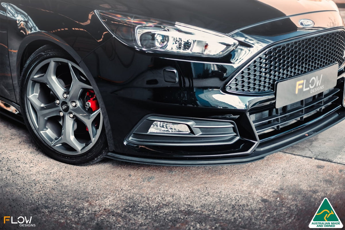 Flow Designs - MK3.5 Focus ST (Facelift) Front Lip Splitter (2 Piece)