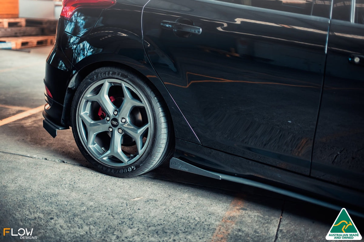 Flow Designs - MK3.5 Focus ST (Facelift) Side Skirt Splitters (Pair)