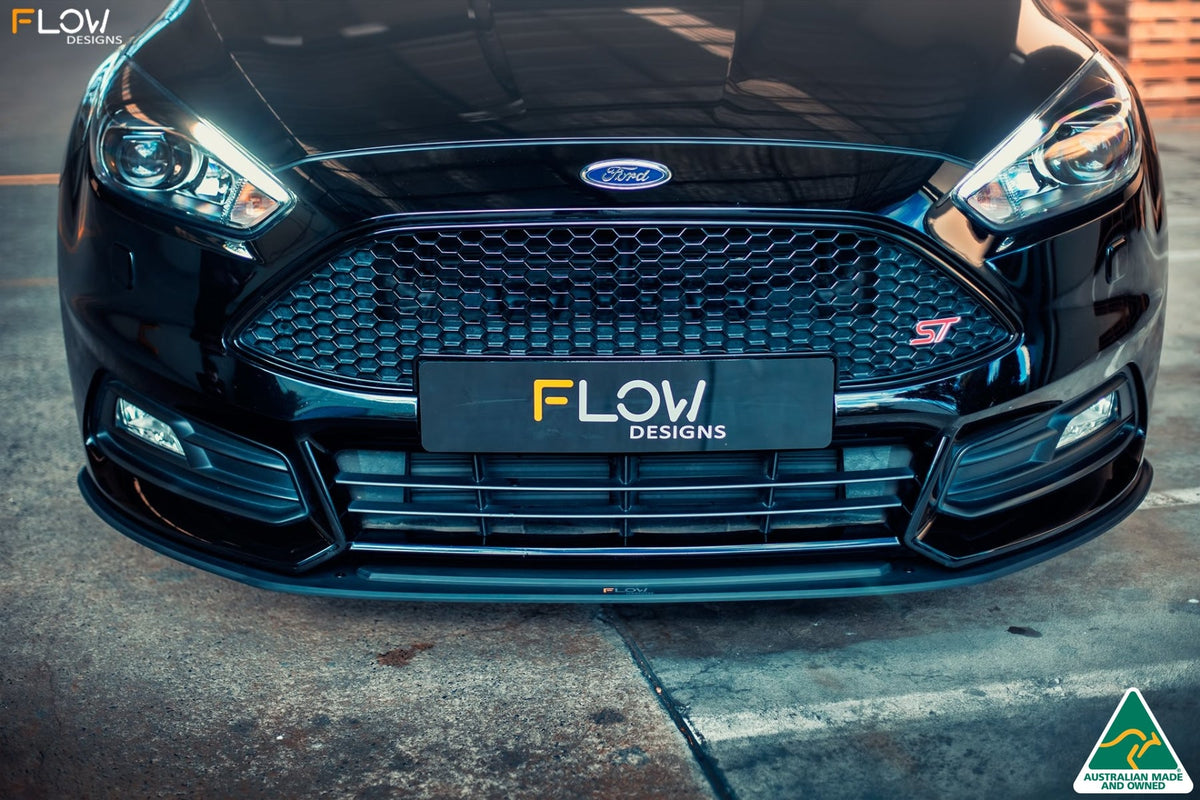 Flow Designs - MK3.5 Focus ST (Facelift) Front Lip Splitter (2 Piece)
