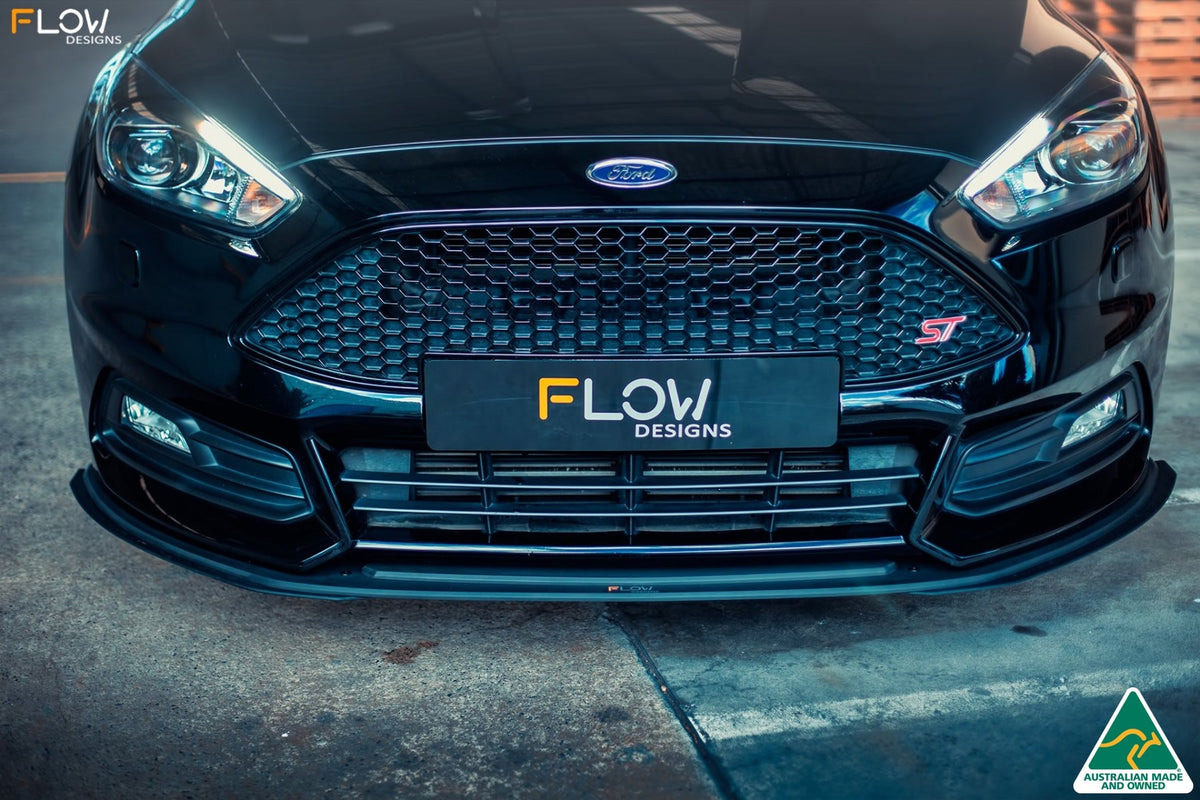 Flow Designs - MK3.5 Focus ST (Facelift) Front Lip Splitter Extensions (Pair)