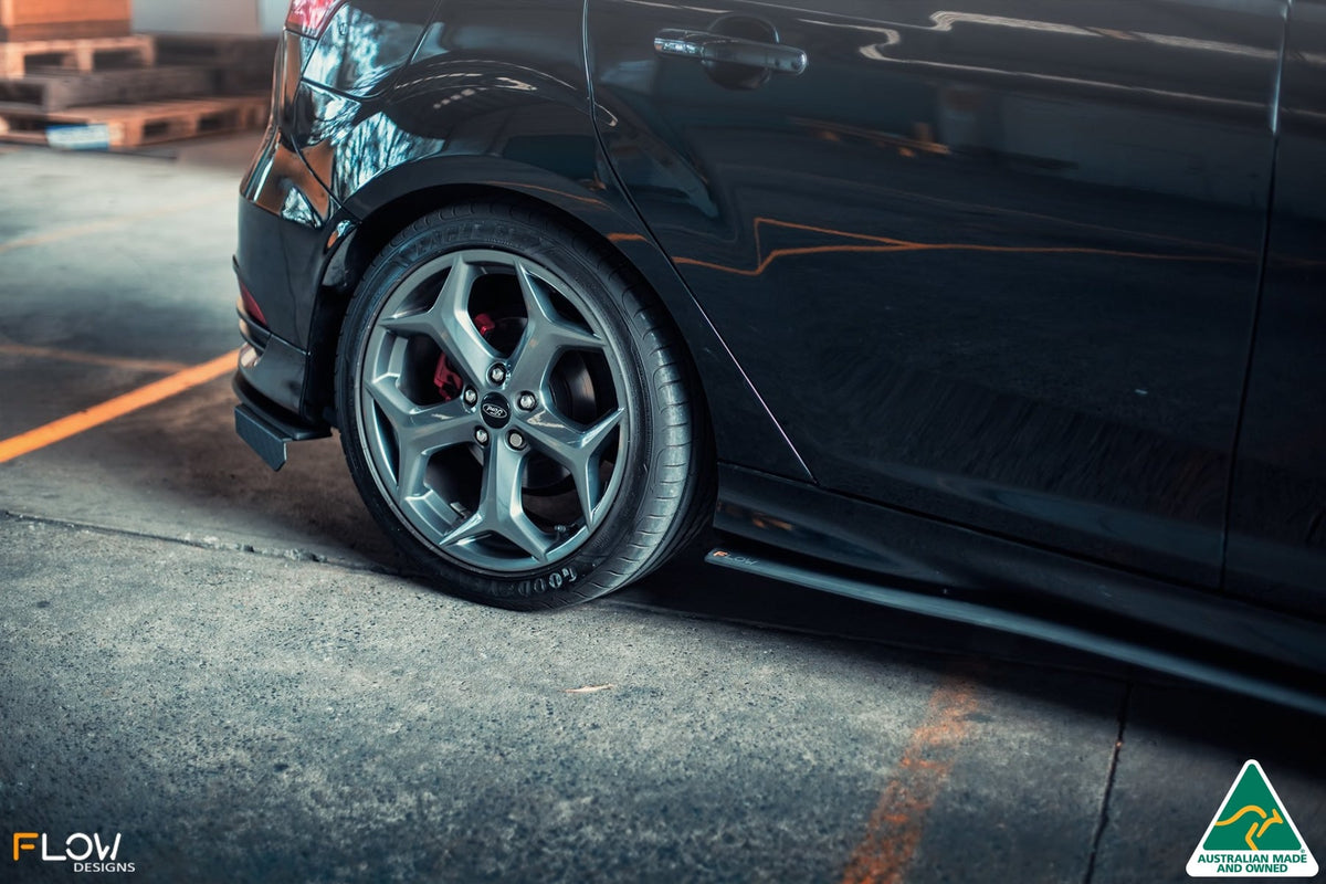 Flow Designs - MK3.5 Focus ST (Facelift) Side Skirt Splitters (Pair)