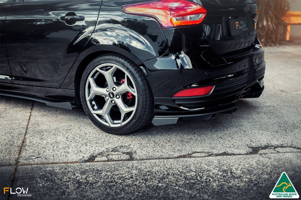 Flow Designs - MK3.5 Focus ST (Facelift) Rear Spat Winglets (Pair)