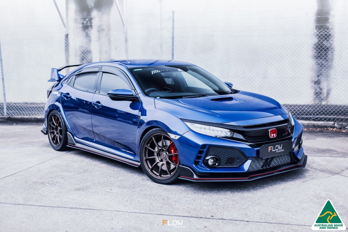 Flow Designs - FK8 Civic Type R Side Skirt Splitters (Pair)