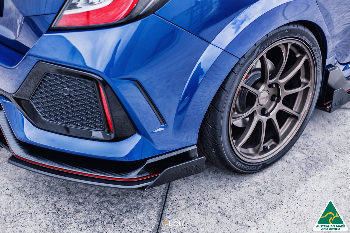 Flow Designs - FK8 Civic Type R Rear Spat Winglets (Pair)