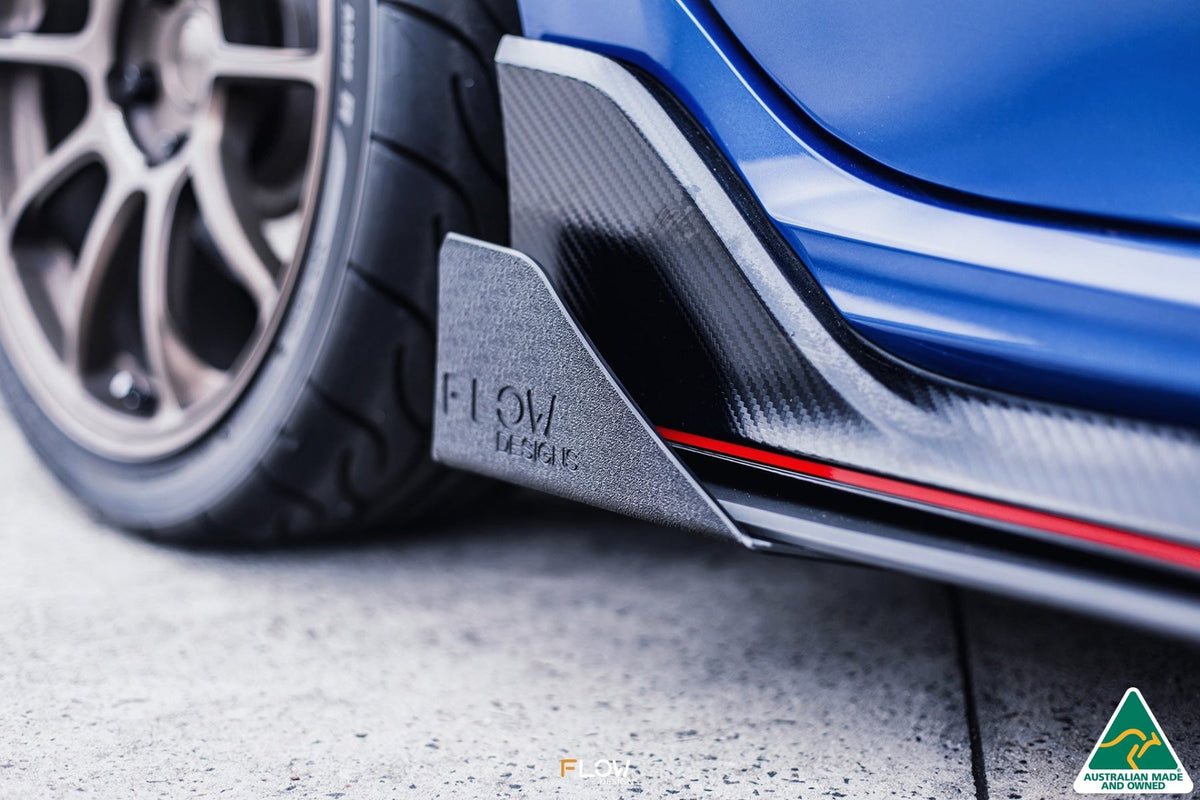Flow Designs - FK8 Civic Type R Side Skirt Splitters (Pair)