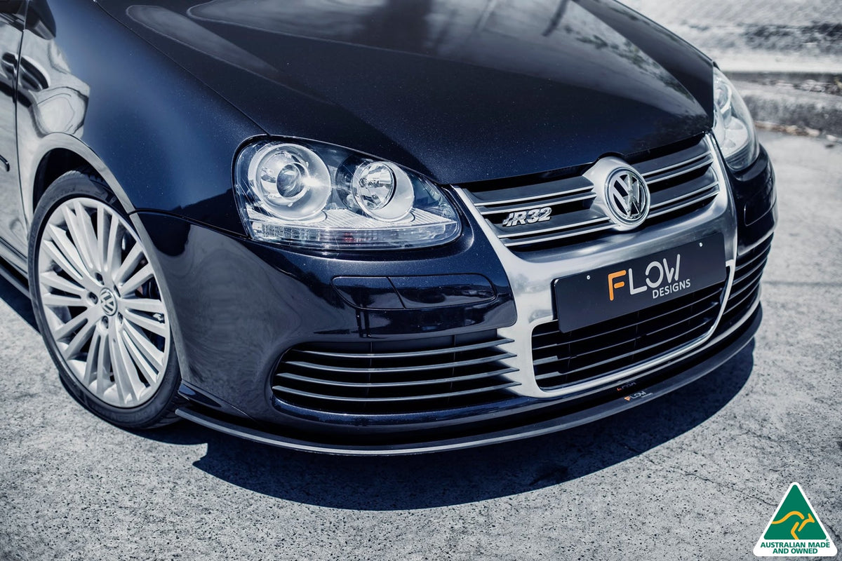 Flow Designs - MK5 Golf R32 Front Lip Splitter