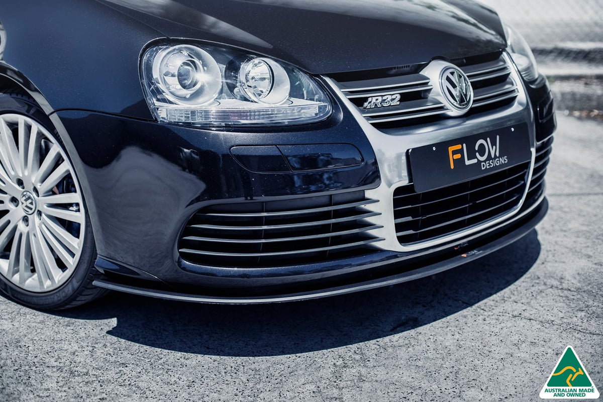 Flow Designs - MK5 Golf R32 Front Lip Splitter