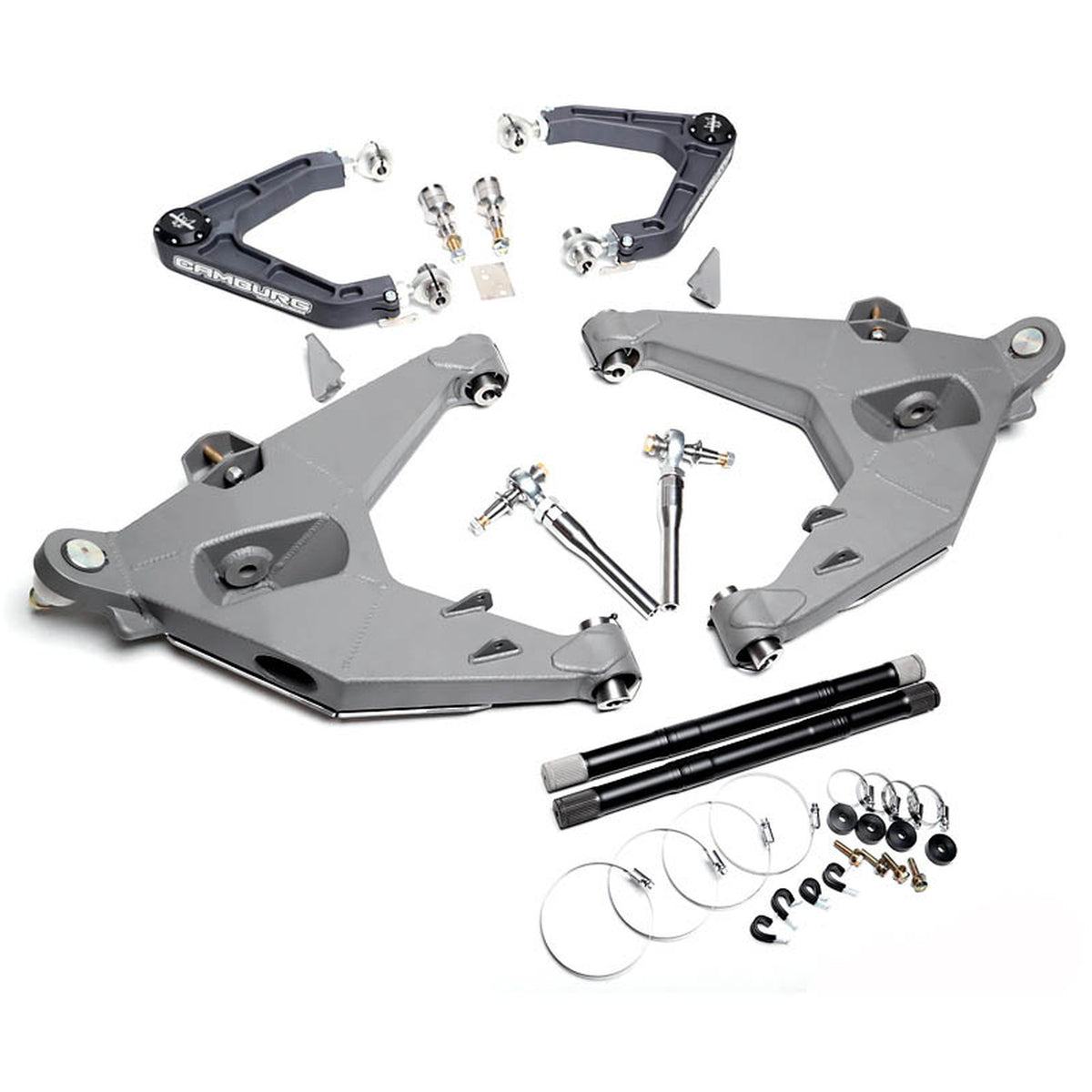 Camburg 17-20 Ford F-150 Raptor Performance L/T Kit w/ Axles (Billet Uni UCA) (Grey) - CAM-110176-K-GRY