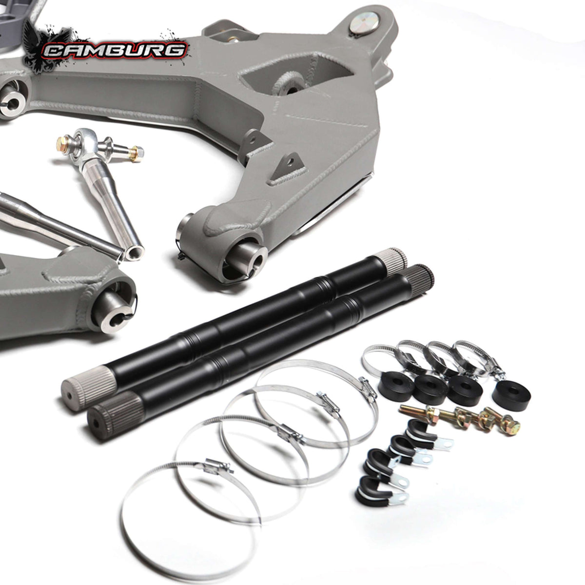 Camburg 17-20 Ford F-150 Raptor Performance L/T Kit w/ Axles (Billet Uni UCA) (Red) - CAM-110176-K-RED