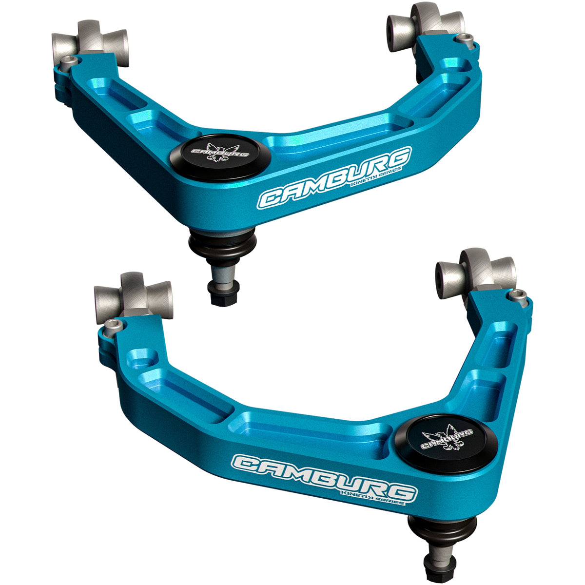 Camburg 21-25 Ford F-150 Raptor KINETIK Performance Billet X-Joint XL Upper Arms (Blue) - CAM-110322-BLU
