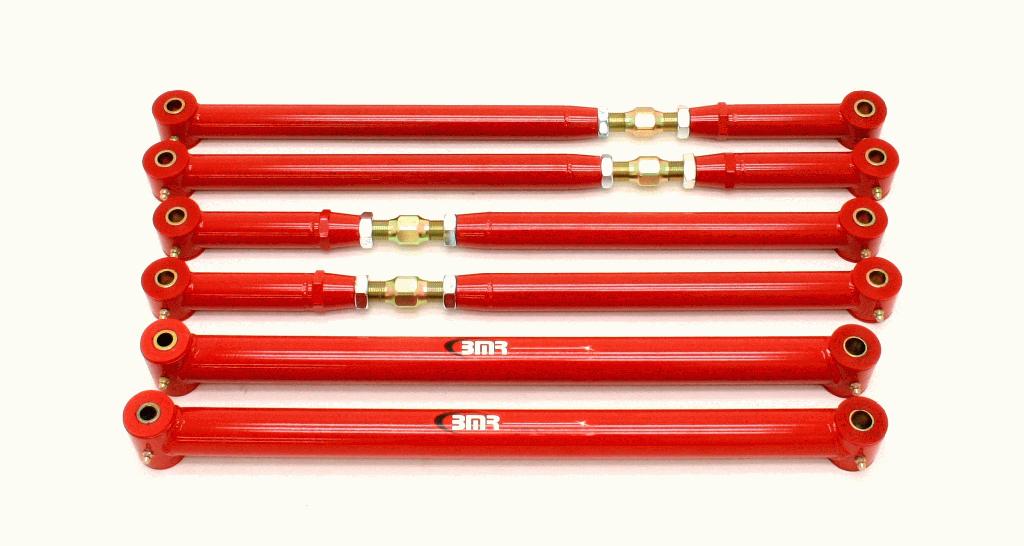 BMR 96-06 Buick Regal / Chevrolet Monte Carlo / Oldsmobile Intrigue Rear Control Arm Package - Red - CAP004R for 1996-2006 Bu