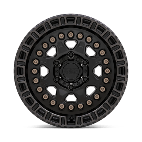 Black Rhino Hard Alloys Carbine 20X9 6X139.7 -18MM Matte Black W/ Mach Tint Ring