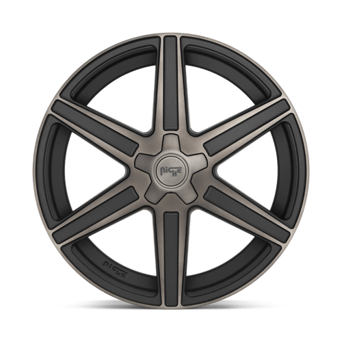 Niche 1PC M236 Carina 20X10.5 5X112 +40MM Matte Mach Double Dark Tint