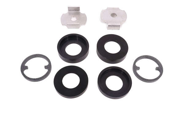 BMR 15-23 S550 Mustang Cradle Bushing Lockout Kit Level 1 - Black - CB010