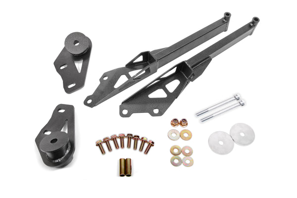 BMR 15-23 Ford Mustang S550 IRS Subframe Support Brace (Black Hammertone) - CB762H