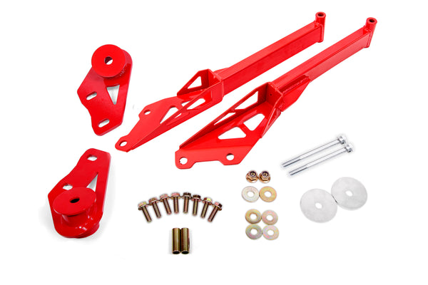 BMR 15-23 Ford Mustang S550 IRS Subframe Support Brace (Red) - CB762R