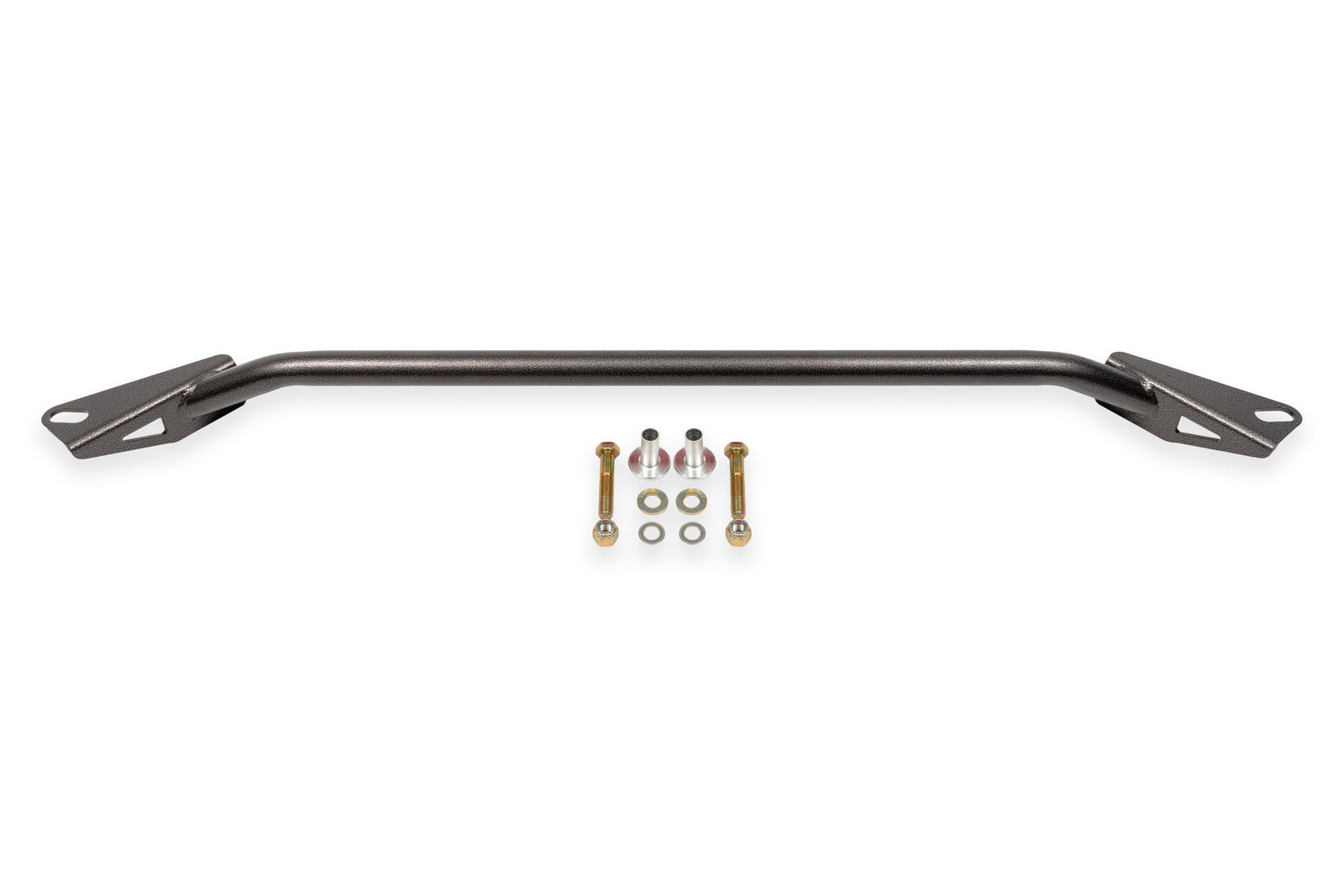 BMR 24-25 Ford Mustang S650 Chassis Brace Front Subframe 2-point - Black Hammertone - CB771H