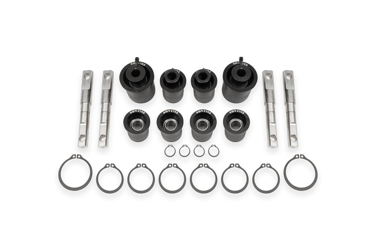 BMR 97-04 Chevrolet Corvette C5 / 05-13 C6 Front Upper & Lower Control Arms Bearing Kit - Black - CBK556