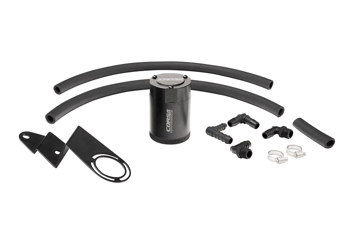 Corsa 22+ Toyota Tundra 4WD 3.4L V6 Aluminum Oil Catch Can w/ Bracket - CC0020