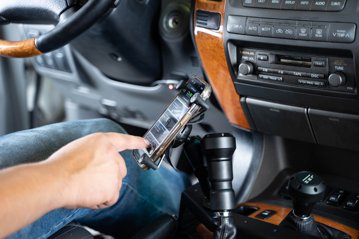 DV8 Offroad - Lexus GX 470 Center Console Molle Panels & Digital Device Bridge - CCGX-01