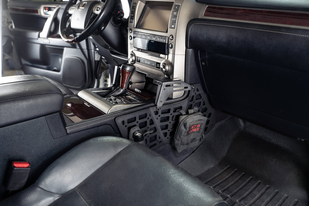 DV8 Offroad - Lexus GX 460 Center Console Molle Panels & Digital Device Bridge - CCGX-02