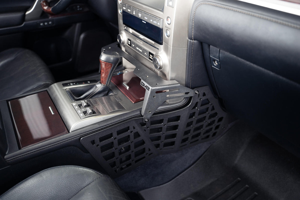DV8 Offroad - Lexus GX 460 Center Console Molle Panels & Digital Device Bridge - CCGX-02