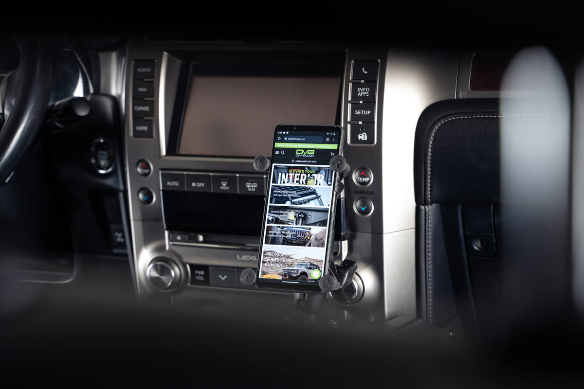 DV8 Offroad - Lexus GX 460 Center Console Molle Panels & Digital Device Bridge - CCGX-02