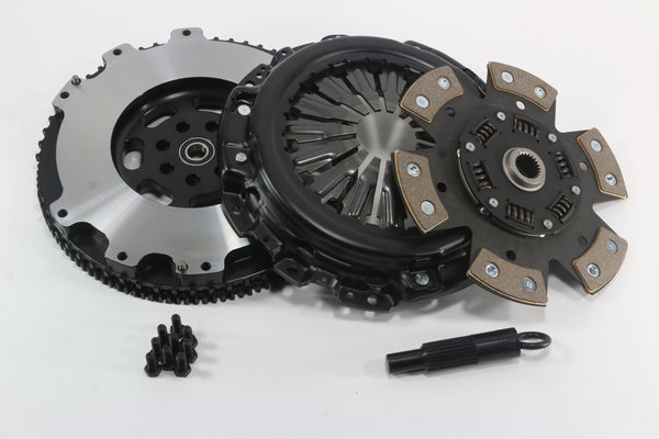 Competition Clutch 10-14 Genesis Turbo Stage 4 - 6 Pad Ceramic Clutch Kit w/Steel FW - 5096-1620