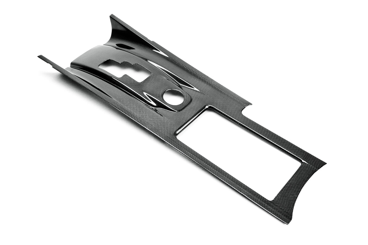 Seibon 09-14 Nissan GTR Carbon Fiber Center Shifter Bezel - CFI0910NSGTR-F