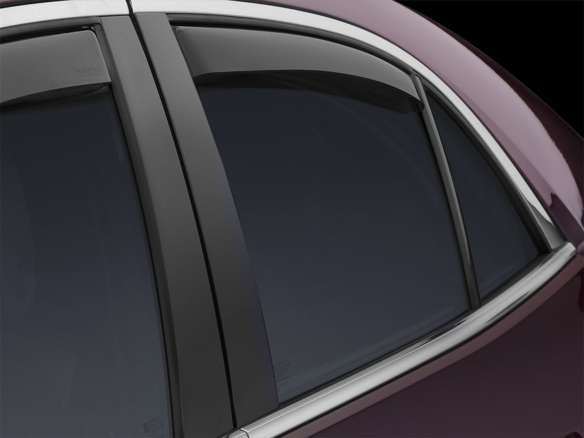 Weathertech - Side Window Deflector - Rear Dark Tint 13-16 Malibu - 81730