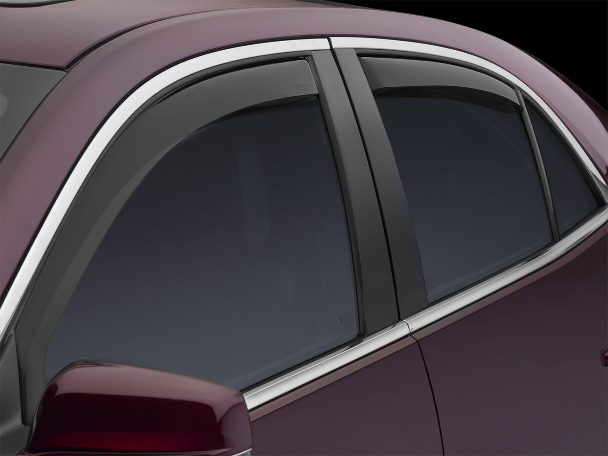 Weathertech - Side Window Deflector Set - Front And Rear Dark Tint 13-16 Malibu - 82730