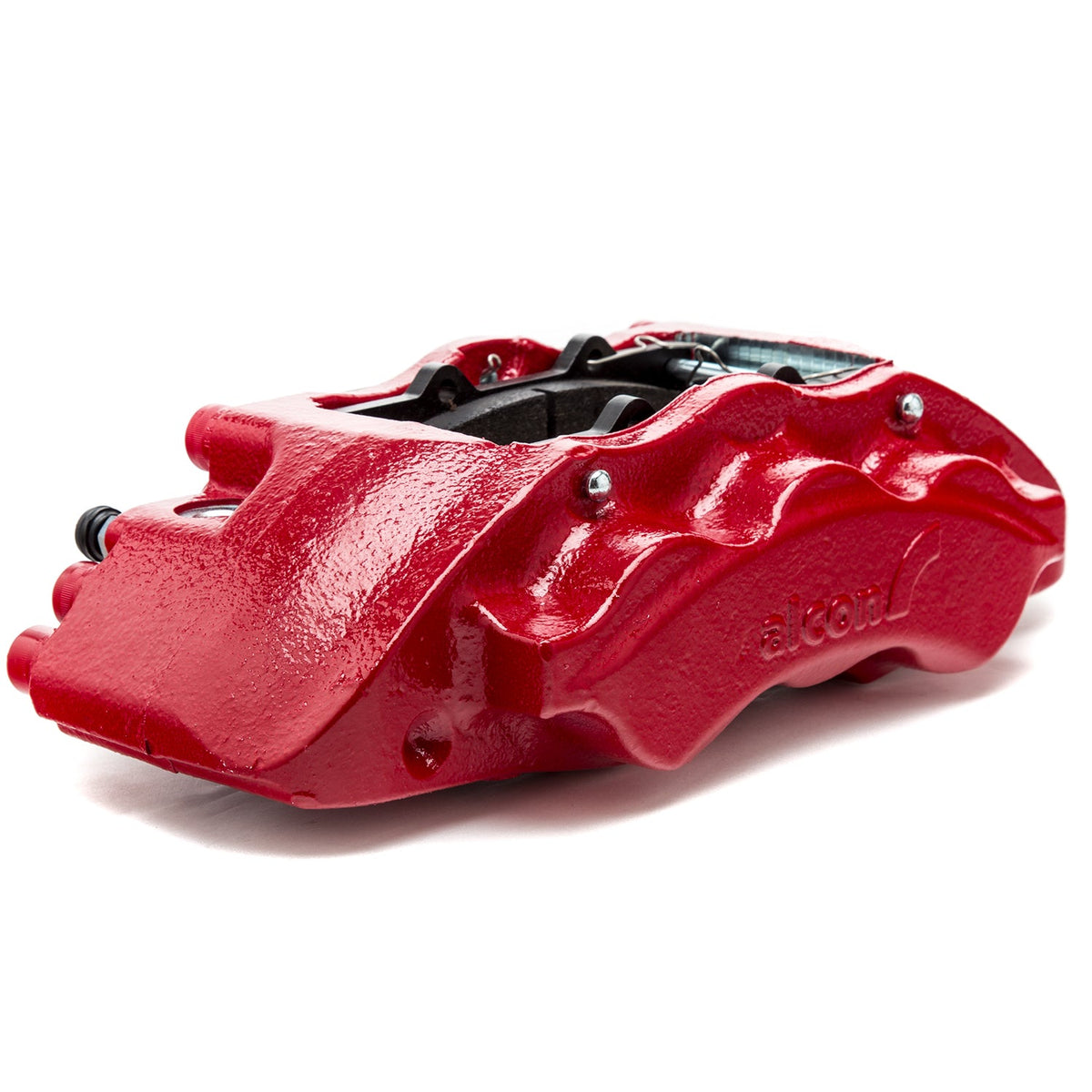 Alcon 2021+ RAM TRX 376x42mm 1-Piece Rotors 6-Piston Calipers Front Brake Upgrade Kit - Red - BKF1559AX95