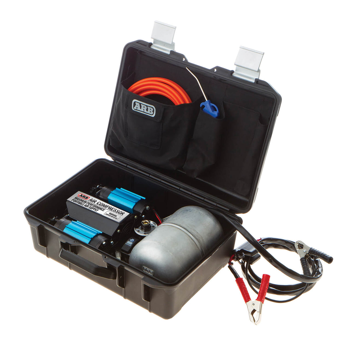 ARB Compressor Twin Portable 12V - CKMTP12 by ARB - front view