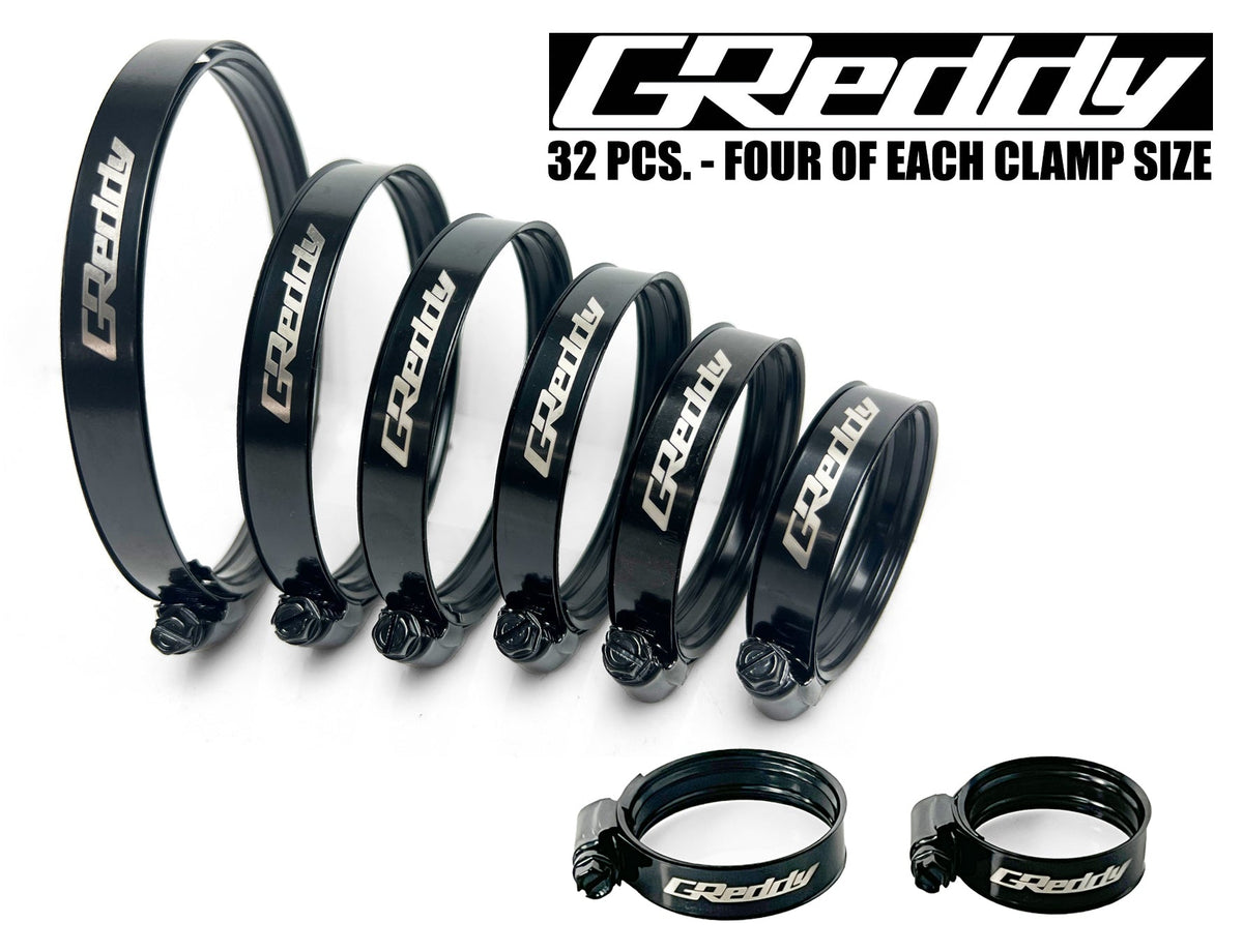 GReddy - GReddy Dual-Bead Boost Clamp(s) - Black - 22400039