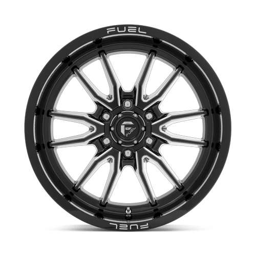 Fuel Off-Road D761 20X9 Gloss Black Milled 6x139.7 +1mm