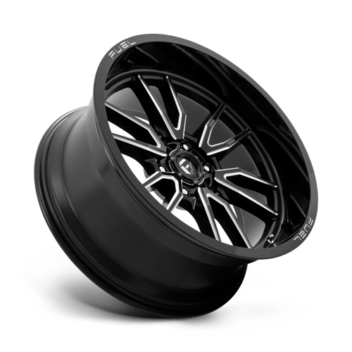 Fuel Off-Road Aluminum Wheels 22X10 Clash D761 Gloss Black Milled