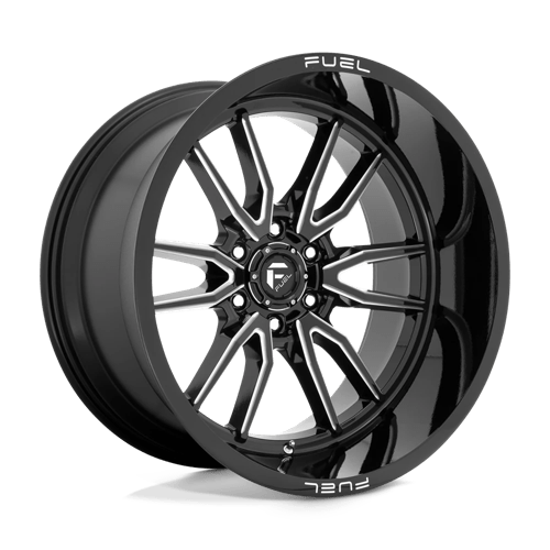 Fuel Off-Road Aluminum Wheels 22X12 Clash D761 Gloss Black Milled