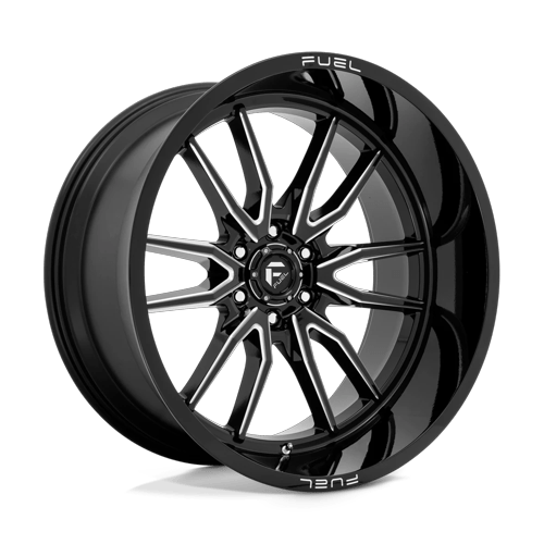 Fuel Off-Road Aluminum Wheels 24X12 Clash D761 Gloss Black Milled