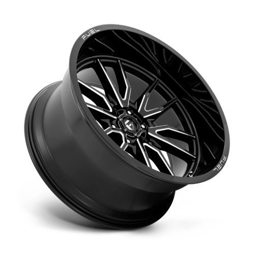Fuel Off-Road Aluminum Wheels 24X12 Clash D761 Gloss Black Milled