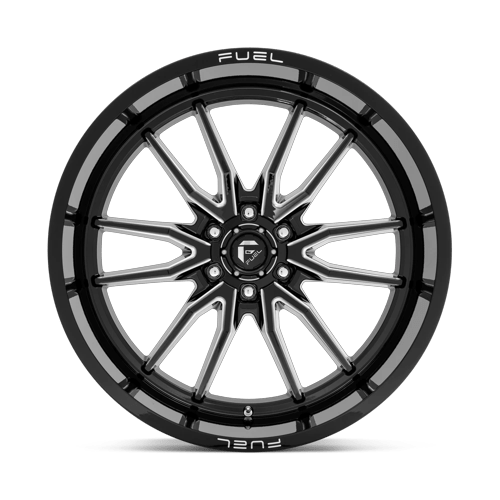 Fuel Off-Road Aluminum Wheels 24X12 Clash D761 Gloss Black Milled