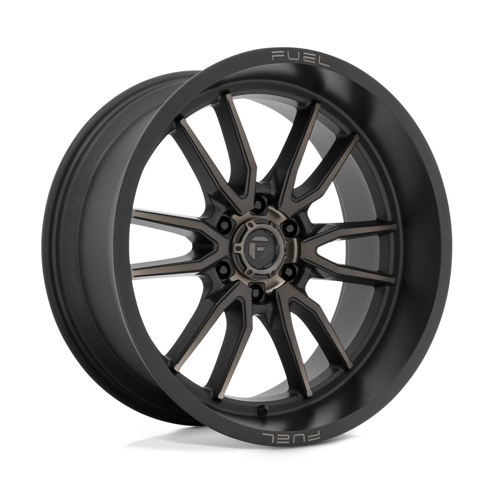 Fuel Off-Road Aluminum Wheels 22X10 Clash D762 Matte Black Double Dark Tint