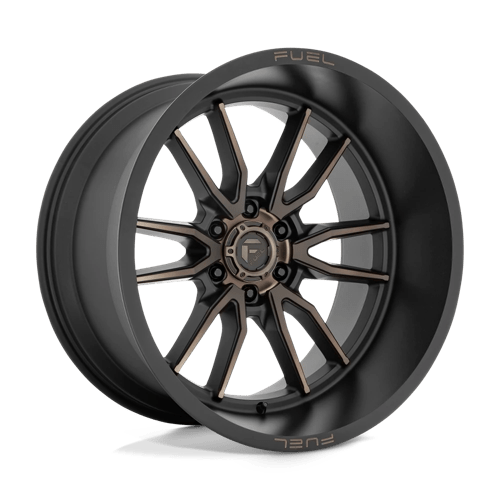 Fuel Off-Road Aluminum Wheels 22X12 Clash D762 Matte Black Double Dark Tint