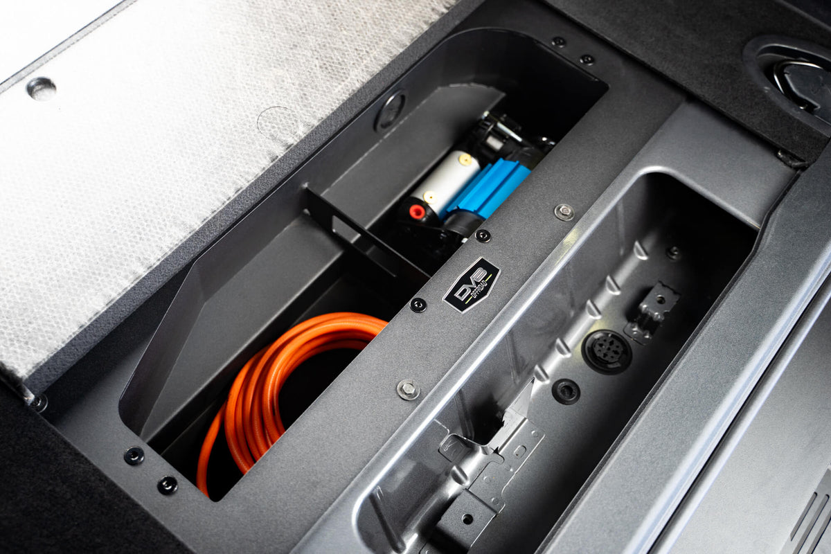 DV8 Offroad - Ford Bronco Air Compressor Mount & Storage Box - CMBR-01