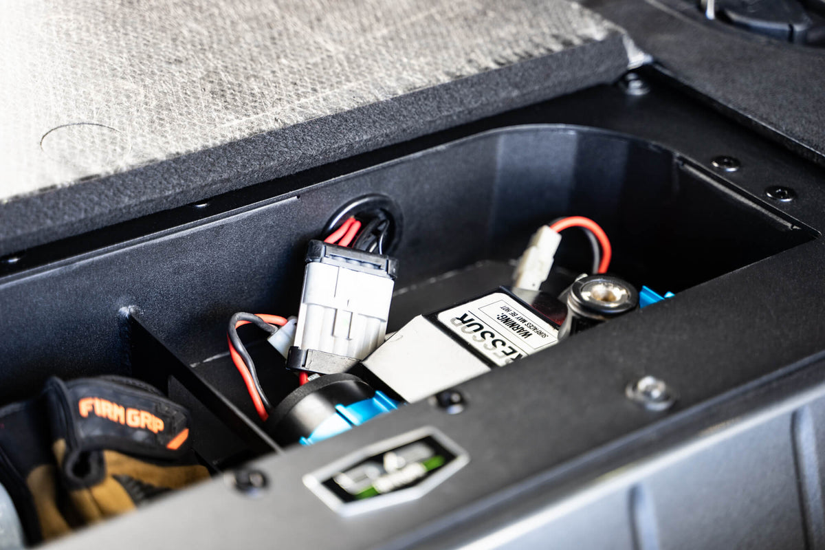 DV8 Offroad - Ford Bronco Air Compressor Mount & Storage Box - CMBR-01