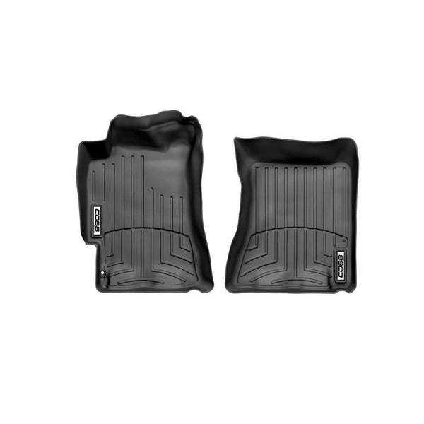 COBB 02-07 Subaru WRX / 04-07 STI Front FloorLiner by WeatherTech - Black - WT440971 for 2002-2007 Subaru WRX - front view