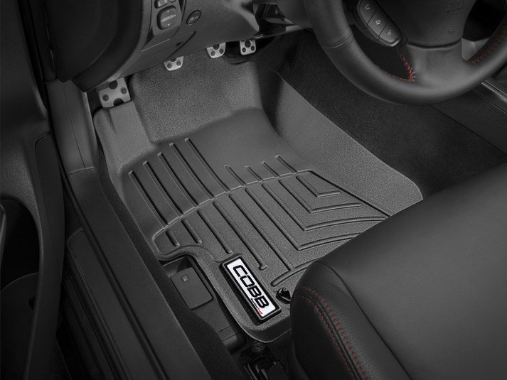 COBB 08-14 Subaru WRX / 08-14 STI Front FloorLiner by WeatherTech - Black - WT441661