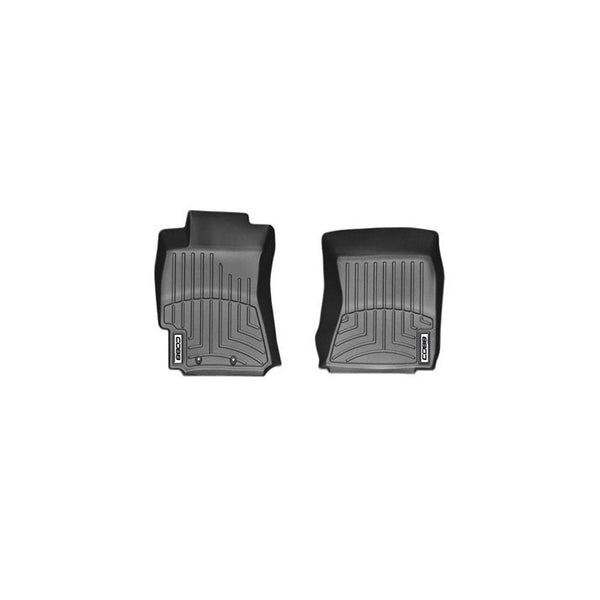 COBB 09-13 Subaru FXT Front FloorLiner by WeatherTech - Black - WT441881 for 2009-2013 Subaru Forester - front view