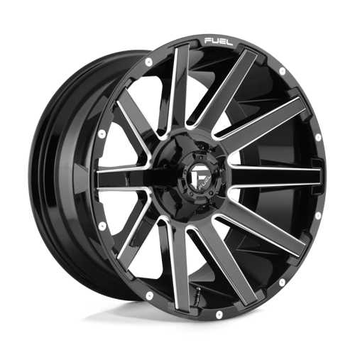 Fuel Off-Road Aluminum Wheels 26X12 Contra D615 Gloss Black Milled