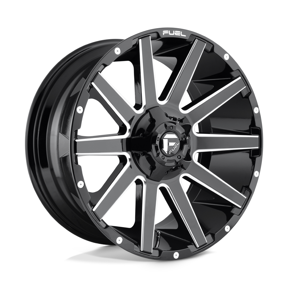 Fuel Off-Road D615 20X9 Gloss Black Milled 6x135/5.5 +20mm