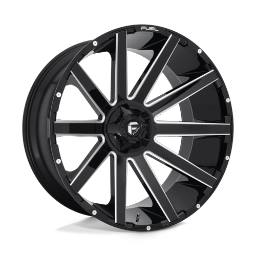 Fuel Off-Road Aluminum Wheels 26X12 Contra D615 Gloss Black Milled